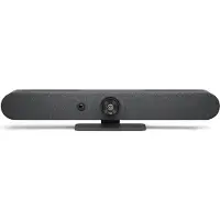 Logitech Rally Bar Mini, Gruppen-Videokonferenzsystem, 4K Ultra HD, 30 fps, 4x, Graphit