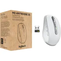 Logitech MX Anywhere 3S for Business, rechts, Laser, RF Wireless + Bluetooth, 8000 DPI, Weiß