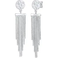 Elli Ohrringe 925 Sterling Silber Plättchen in Silber | Gr.: onesize