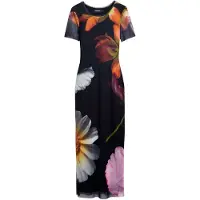 Desigual Kleid für den Alltag Roterdam 25SWVK12 Schwarz Slim Fit