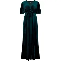 Apricot Maxikleid Damen grün, 40 818047-0001-00400
