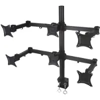 Techly 303362, 60 kg, 33 cm (13 Zoll), 50,8 cm (20 Zoll), 100 x 100 mm, Höhenverstellung, Schwarz