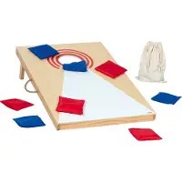 Goki Holz Cornhole Wurfspiel - Outdoor Spielzeug für Kinder