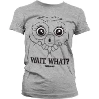 Hybris Shirt "Wait. What? Girly Tee" in Grau | Gr.: M