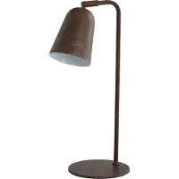Light & Living - tischlampe - Salomo - braun - metall - schreibtischlampe - E27 - 1819352