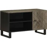 vidaXL TV-Schrank 80x33x46 cm Massivholz Mango