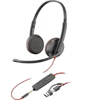 HP Poly 3225 Usb-c +usb-c/a Voip-kopfhörer