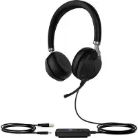 Yealink UH38 Dual Teams, Verkabelt & Kabellos, 20 - 20000 Hz, Anrufe/Musik, 180 g, Kopfhörer, Schwarz