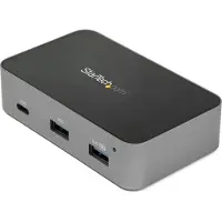StarTech.com .com HB31C3A1CS 4-Port-USB-C-Hub (10 Gbit/s, 3x USB-A und 1x USB-C, 1m Hostkabel, powered, mit Netzteil)