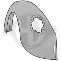 Diederichs Kotflügel 2262035 hinten links für VW