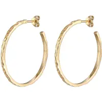 Elli Ohrringe 925 Sterling Silber Kreis in Gold | Gr.: onesize