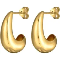 Elli Ohrringe 925 Sterling Silber in Gold | Gr.: onesize