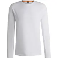 BOSS Longsleeve aus Baumwolle mit Logo-Patch Grösse XXXL