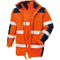 TeXXor Herren Warnjacke Winter TORONTO orange Grösse M