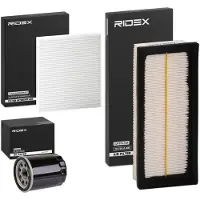RIDEX Filterset Inspektionspaket Filtersatz für NISSAN Qashqai / Qashqai +2 I (J10, NJ10) für FIAT PANDA (169) für MITSUBISHI COLT VI (Z3A, Z2A)