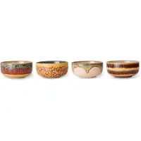 HK Living - 70's Dessertschale, Ø 12,5 cm, habour (4er-Set)