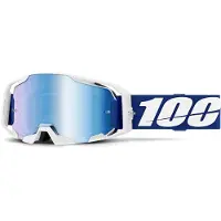 100% MX-Brille Goggle ARmatic - Mirror Lens, blau