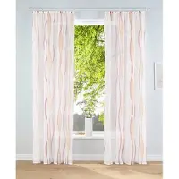 My Home Gardine "Dimona", (2 St.), 2er-Set, Bestseller, Polyester, Wellen