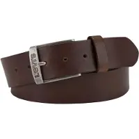 Levi's Herren Gürtel - NEW DUNCAN, Ledergürtel mit Schnalle, Logo, Echtleder