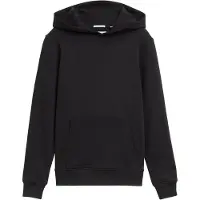 Tom Tailor Kapuzensweatshirt , Jungen, Gr. 140, schwarz (heavy schwarz), Sweatware, Obermaterial: 100% Baumwolle, unifarben, angesetztes Bündchen, Sweatshirts Kapuzensweatshirt, mit Rückenprint