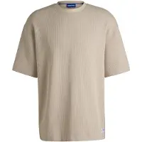 HUGO Nuwaffle 10268873 Blue Kurzarm-t-shirt
