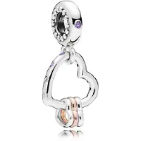 Pandora 787247NLCMX Charm-Anhänger Herzen Highlights