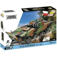 COBI CLOCKS 2629 Polnischer gepanzerter Mannschaftstransportwagen KTO Rosomak 666 El.