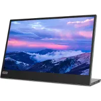 Lenovo L15 Monitor, 39,6 cm (15.6"), 1920 x 1080 Pixel, Full HD, LED, 14 ms, Schwarz, Grau