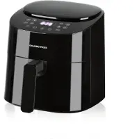 DS Produkte GOURMETmaxx Heißluft-Fritteuse Digital - 4,5l - 1400W - schwarz Heißluftfritteuse 4,5L Airfryer 1400W Heißluft Ofen Grill Fritöse