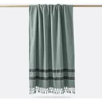 La redoute interieurs Xl-fouta-badetuch Antalya Mit Frottee, Bio-baumwolle