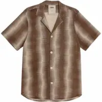 OAS Hemd Merlot Echo Cuba Net Shirt Herren Brown-L