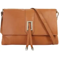 Cluty Umhängetasche Damen cognac