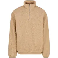 Urban Classics Oversized Teddy Halbzippullover
