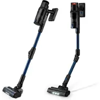 Ufesa Inspire U7 Digital PRO, 2-in-1-Stabstaubsauger, Beutellos, Schwarz, Blau, 0,6 l, Rechteckig, Trocken