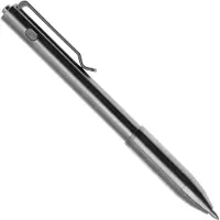 Big Idea Design Dual Side Click Pen DSC-RW Raw Titanium, Every Day Carry Stift