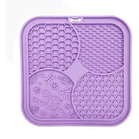 Nordic Paws - Lickmat for Cat - Lily - Purple - 20x20cm