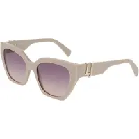 Liu Jo LJ814SR BEIGE/BROWN SHADED 55/18/140 Damenbrillen Sonnenbrillen