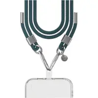 FORCE CASE , Handykette Universal mit Doppelhaken Phone Strap Cord, Grün