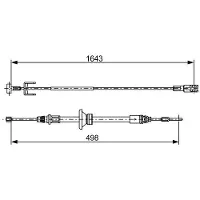 Bosch Seilzug, Feststellbremse 1 987 482 525