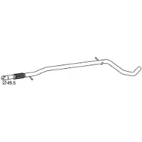 VEGAZ Abgasrohr Auspuffrohr für FIAT Panda Schrägheck (312, 319) FTR-427