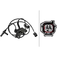 Hella Sensor Raddrehzahl 2-polig Hallsensor 1.103 mm Kabel für u.a. TOYOTA RAV