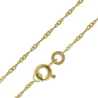 Trendor 41050 Damen-Kette 333 Gold / 8 Karat Singapur-Collier 1,2 mm breit