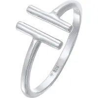 Elli Ring Geo Stab Trend Offen 925 Silber Elli Silber