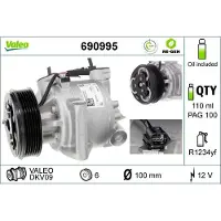 Valeo Kompressor, Klimaanlage RE-GEN - AT 690995