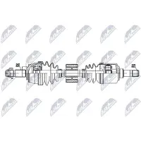 NTY NPW-FT-081 Antriebswelle Vorne Rechts für FIAT PANDA (169) PUNTO (188) PANDA Van (169)