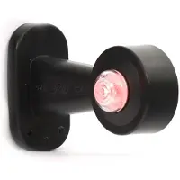 Wasa Umrissleuchte LED 139P rechts rot/weiß 12-24V mit kurzer Stange, 270mm Kabellänge