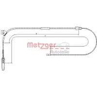 METZGER Seilzug, Feststellbremse 10.9331