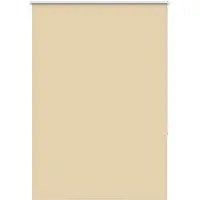vidaXL Verdunkelungsrollo Beige 105x130 cm Stoffbreite 100,7 cm