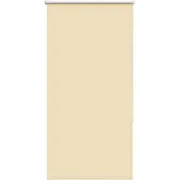 vidaXL Verdunkelungsrollo Beige 85x150cm Stoffbreite 80,7 cm Polyester