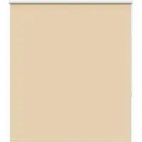 vidaXL Verdunkelungsrollo Beige 120x150 cm Stoffbreite 116,6 cm